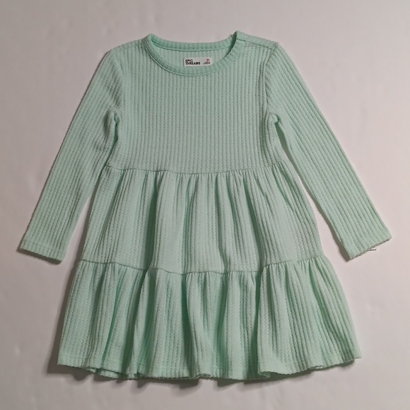 Long Sleeve Waffle Tiered Dress - Picture 8 of 8